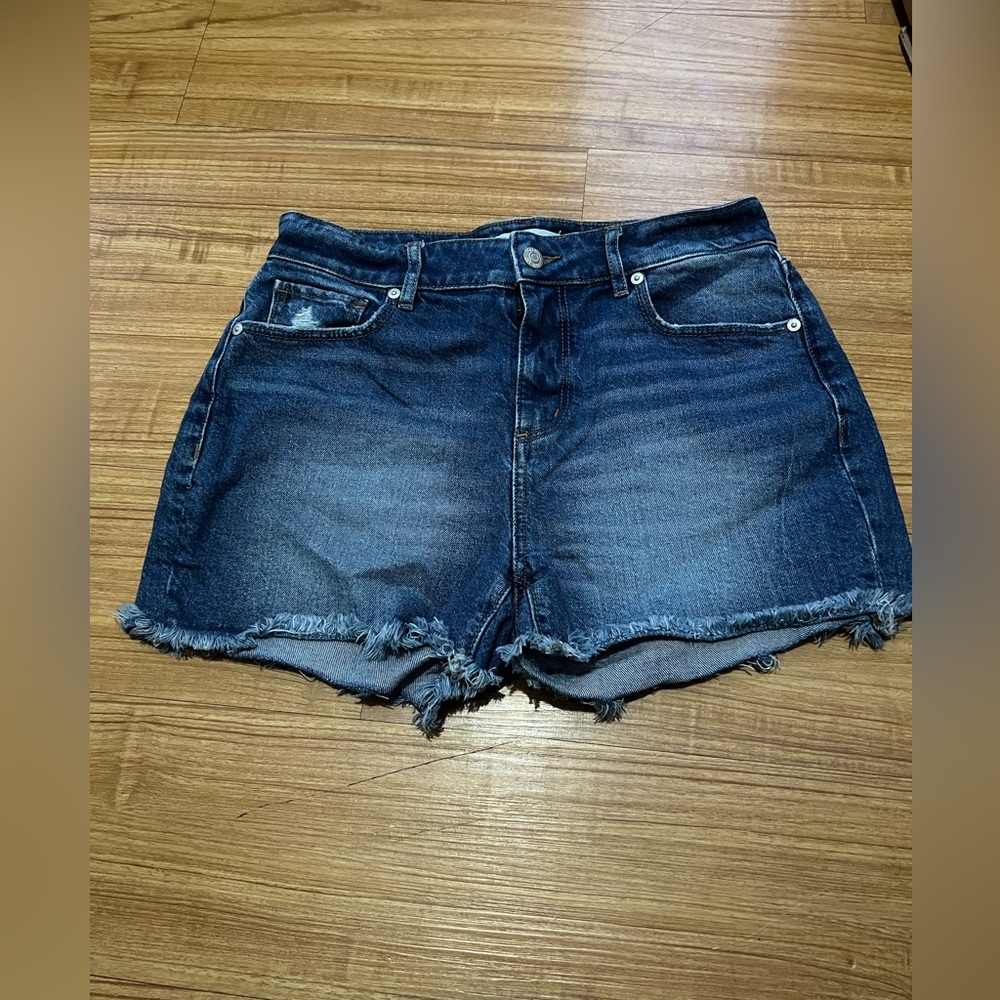 LOFT Dark Blue Jean Shorts